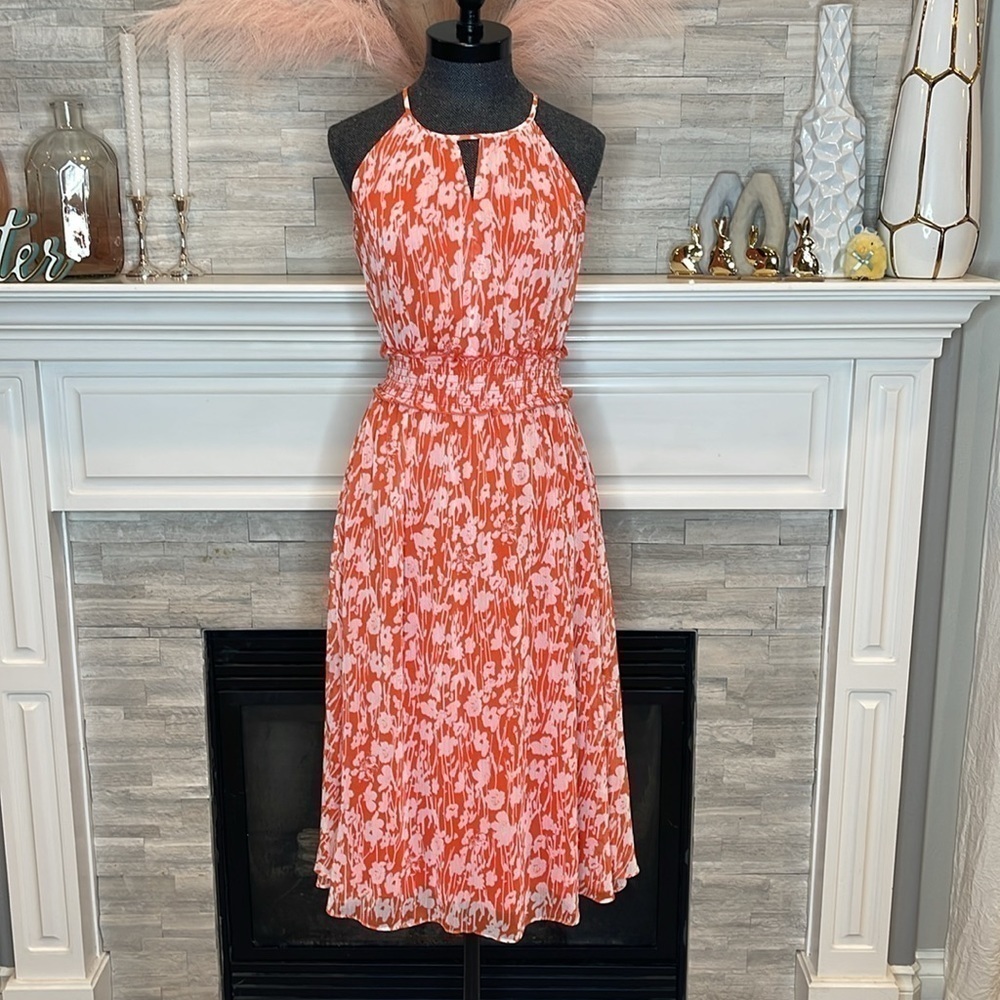 London Times Floral Print Sleeveless Dress Size 8P